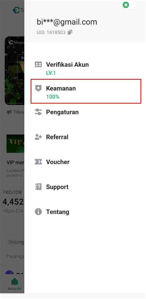 Cara Aktivasi Fitur Passkey Di Aplikasi Tokocrypto Tokocrypto