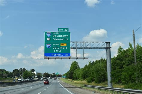 Interstate 85 North Greenville County Aaroads South Carolina