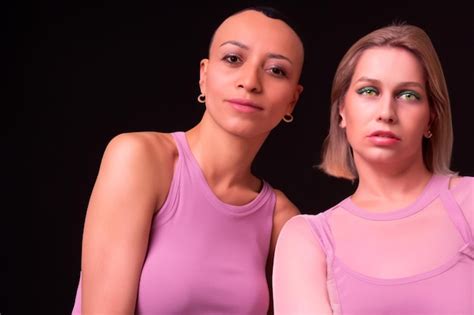 Premium AI Image 3D Dude Lesbian Couple Created With Artificial Intelligence