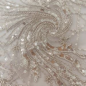 1Y Bridal Supper Luxury Top Quality Heavy Nude Mesh Shining Etsy