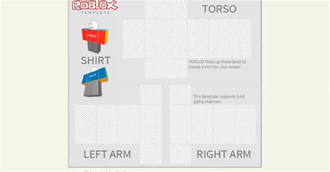 Roblox Shirt Template for 2023