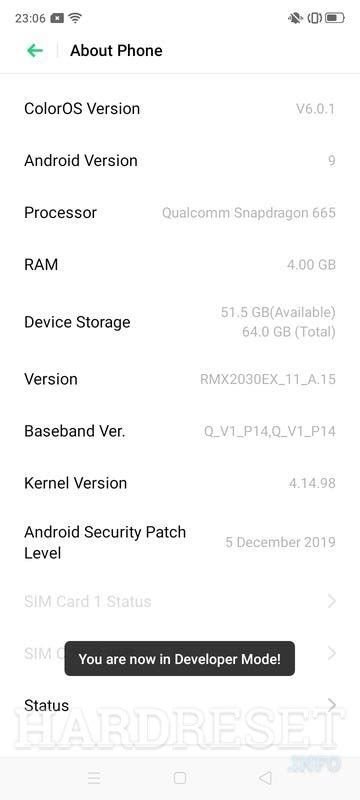 How To Get To And Enable Developer Options On Realme I Hardreset Info