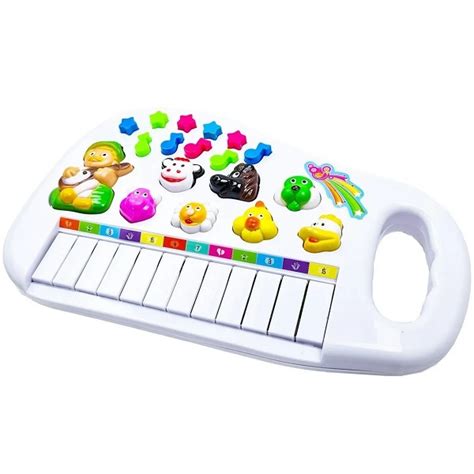 Teclado Piano Musical Infantil Baby Fazendinha Iaiao C Luz Starhouse