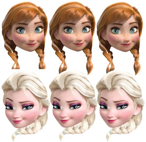 Elsa from Disney's Frozen Party Face Mask Available now at Starstills.com