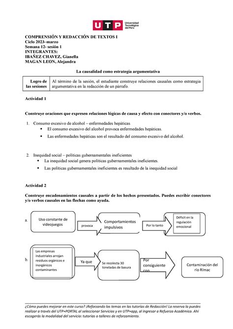 S12 S1 La Causalidad Como Estrategia Discursiva 2023 Marzo