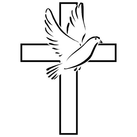 Cross With Dove - ClipArt Best