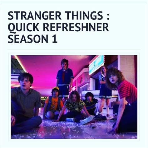 Stranger things season1 recap | Stranger things, Stranger things season ...