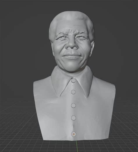 Nelson Mandela 3d Model 3d Printable Cgtrader