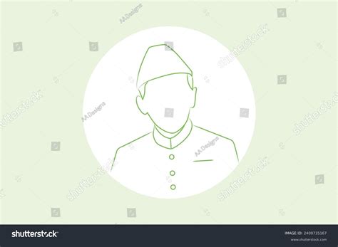 Quaid E Azam Muhammad Ali Jinnah Stock Vector Royalty Free 2409735167 Shutterstock