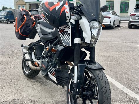 Купить б у KTM Duke инжектор передач в Тамбове белый naked bike года по цене