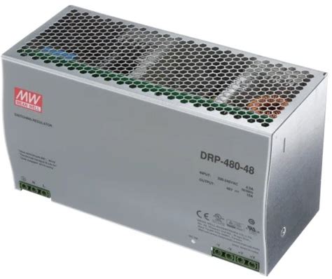 Mean Well Drp 480 48 Switching Power Supply For Din Rail 480w 48v