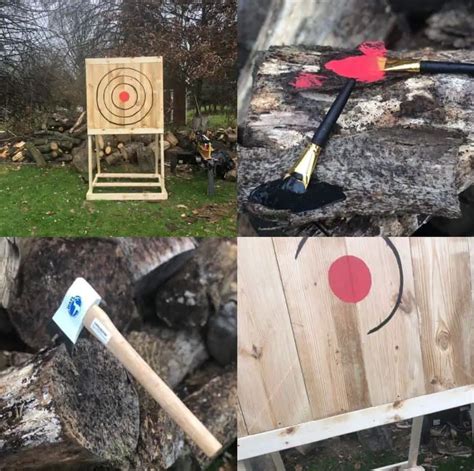 10 DIY Axe Throwing Targets + Plan Dimensions - Awesome Axes