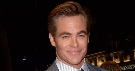 Chris Pine Looks Unrecognisable As He Steps Out With Grey Hair And