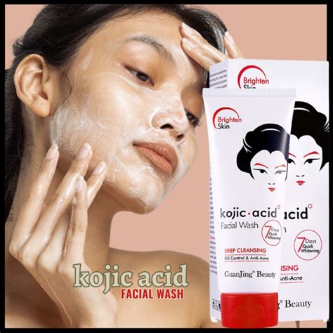 New Guanjing Kojic Acid Facial Wash Trusted Brand Known For Its High