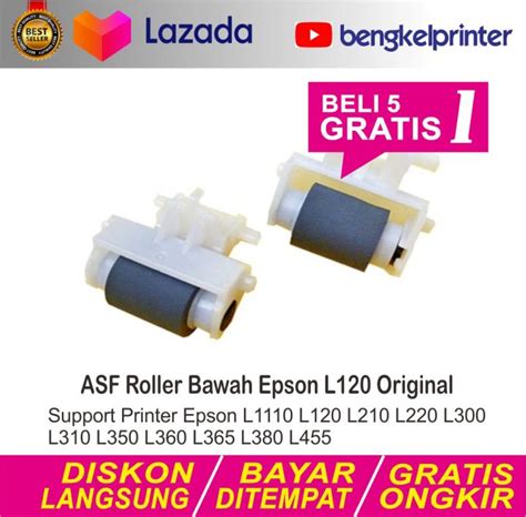 Roller Penarik Kertas Printer Epson L L L L L L L