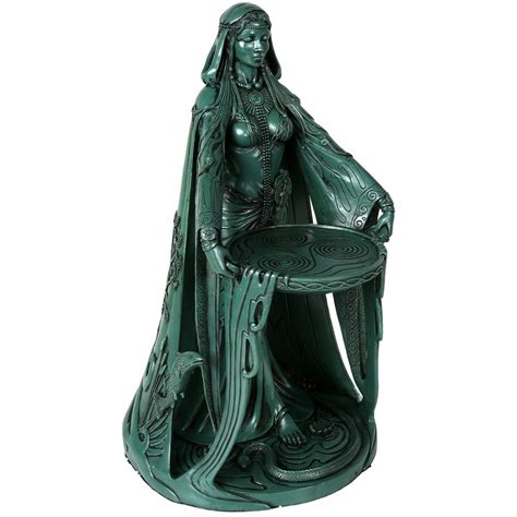 Danu Celtic Goddess Resin 16 Inch Statue - Celtic Gods, Fertility,