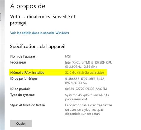 R Soudre La Ram Non Reconnue Sur Un Pc En Windows Malekal