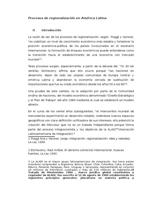 Pdf Procesos De Regionalizaci N En Am Rica Latina Dokumen Tips