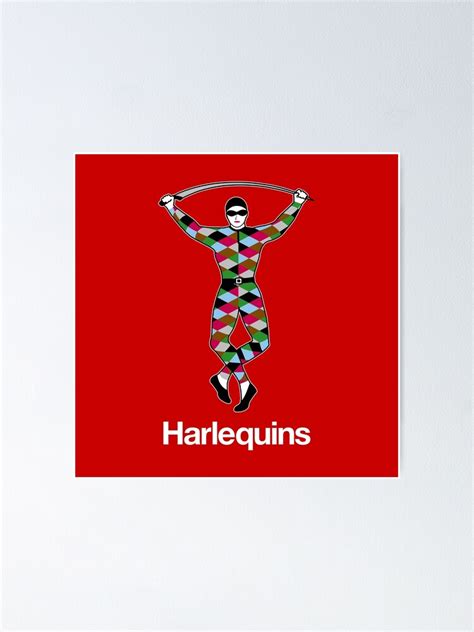 "The Harlequins Logo" Poster by jacob915shop | Redbubble