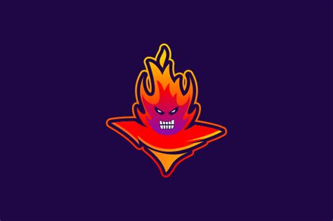 Fire Gaming Logo Template Vector Graphic By 2qnah · Creative Fabrica