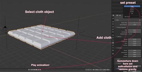 Blender cloth simulation 2.80 making a thick blanket | Artisticrender.com