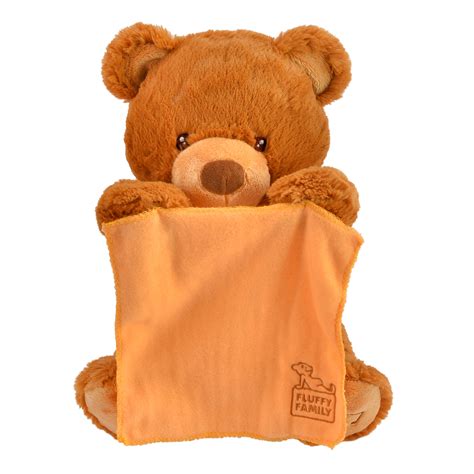 Мягкая игрушка Fluffy Family Мишка интерактивный Ку-ку 27 см Бурый ...