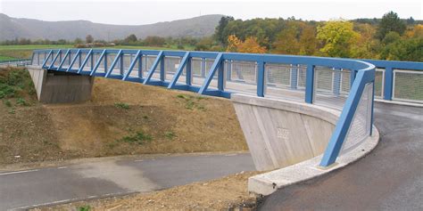 BW9C Geh und Radwegbrücke Metzingen Hofmann Fackler