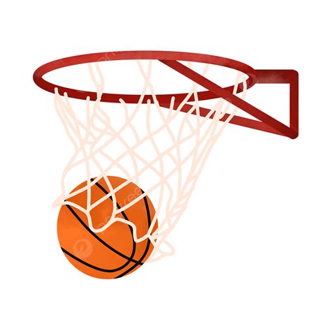 Basketball Hoop And Ball Clipart Free