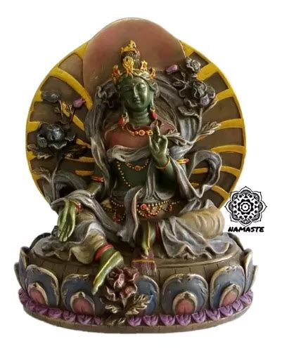 Figura Buda Femenino Tara Verde Budismo Tibetano Env O Gratis