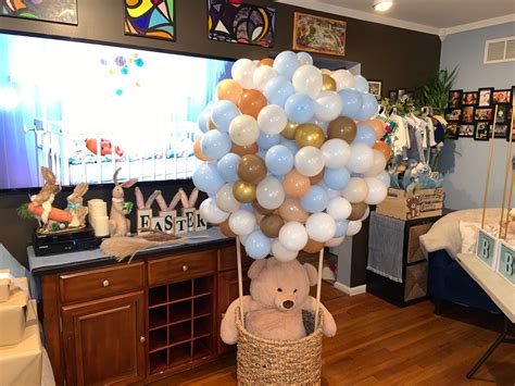 Teddy Bear Theme Baby Shower Hot Air Balloon Prop