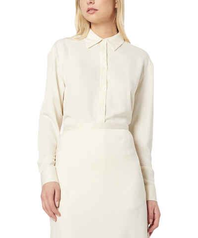 Nude μονόχρωμες γυναικείες μπλούζες και πουκάμισα με άνετη γραμμή GLAMI gr