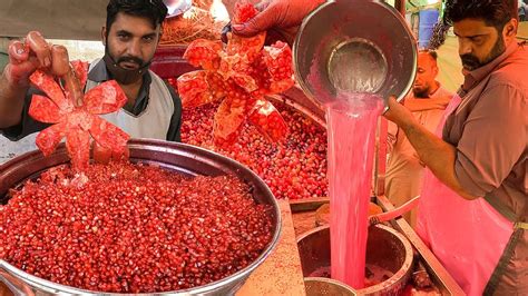 Best Way To Open Pomegranate Healthy Drink Anar Juice Recipe