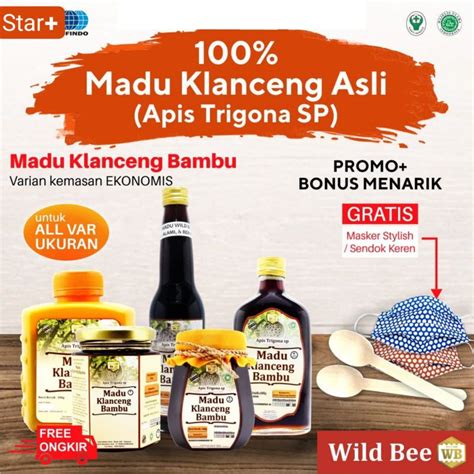 Jual Madu Klanceng Bambu Lebah Apis Trigona Madu Hutan Asli Murni