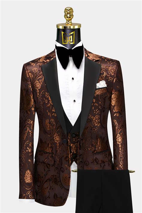 Brown Tuxedo Suit - 3 Piece | Gentleman's Guru