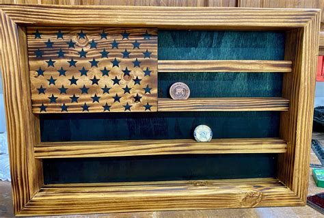 Best 8 How To Make An American Flag Challenge Coin Rack Without A Cnc