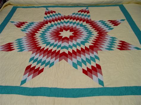 STAR QUILT Texas Lone Star HAND Quilted Cotton by AHeartRemembers