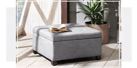 10 Best Storage Ottomans In 2018 Reviews Of Stylish Storage Benches