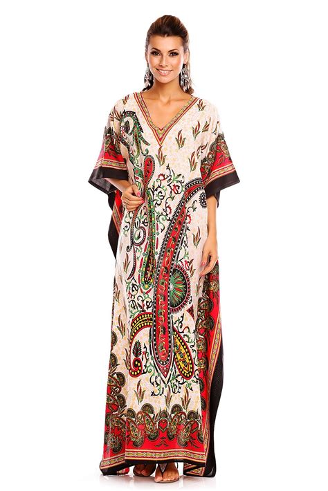 Ladies Floral Oversized Maxi Kimono Kaftan Tunic Kaftan Dress Plus Size Ebay