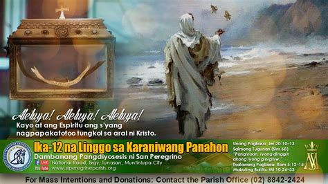 4pm Mass Ika 12 Linggo Sa Karaniwang Panahon Hunyo 25 2023 Youtube