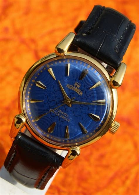 Antique Vintage Roamer 1980s Swiss Made Watch FHF ST96 17 Jewels