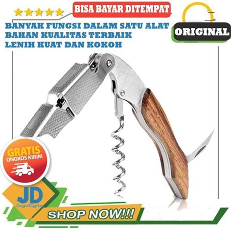 Jual BISA COD Pembuka Tutup Botol Wine Bottle Opener Di Lapak Smart88