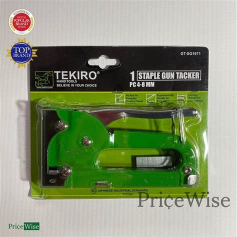 Jual Staple Tembak 4 8 Mm Staple Gun Tacker Stapler Tekiro Shopee