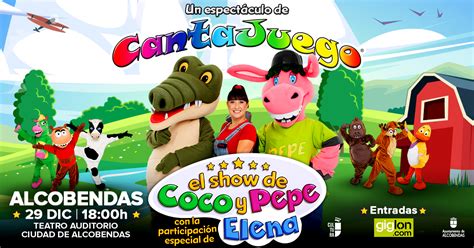 VENTA DE ENTRADAS El Show De Coco Y Pepe Teatro Auditorio Ciudad De