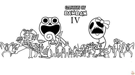 Garten Of Banban Coloring Page For Kid 1024x576 Coloringho Flickr