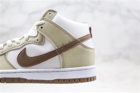 Nike Dunk High Sail Khaki Light Chocolate Dh Favsole