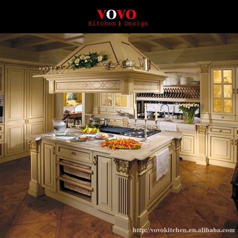 Classic Modular Luxury Solid Wood Kitchen Cabinet Designs In Kitchen