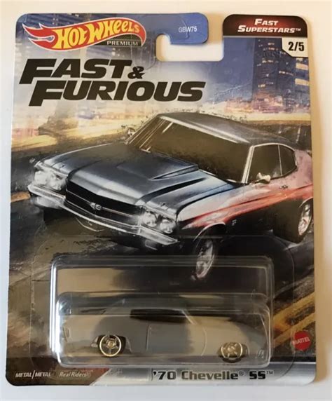 2023 HOT WHEELS Fast Furious 1970 Chevelle Ss Car 1 64 Loose Grey Paint 9 54 PicClick UK