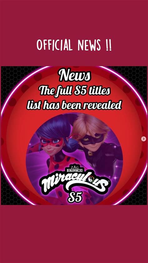 Season 5 spoiler Miraculous ladybug | Miraculous ladybug anime ...