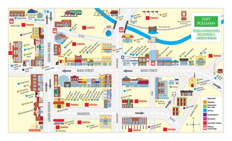 Pullman Washington On A Map | Printable Templates Free