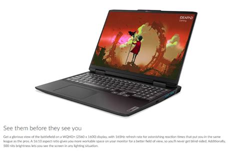 Lenovo IdeaPad 3 16ARH7 82SC001AMJ Gaming Laptop R7 6800H 4 70GHz